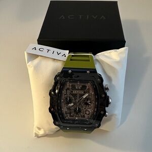 Activa Fury X Invicta Men's Watch w/ Skeleton Dial - 44.3mm (AIC-ACW2305-017)